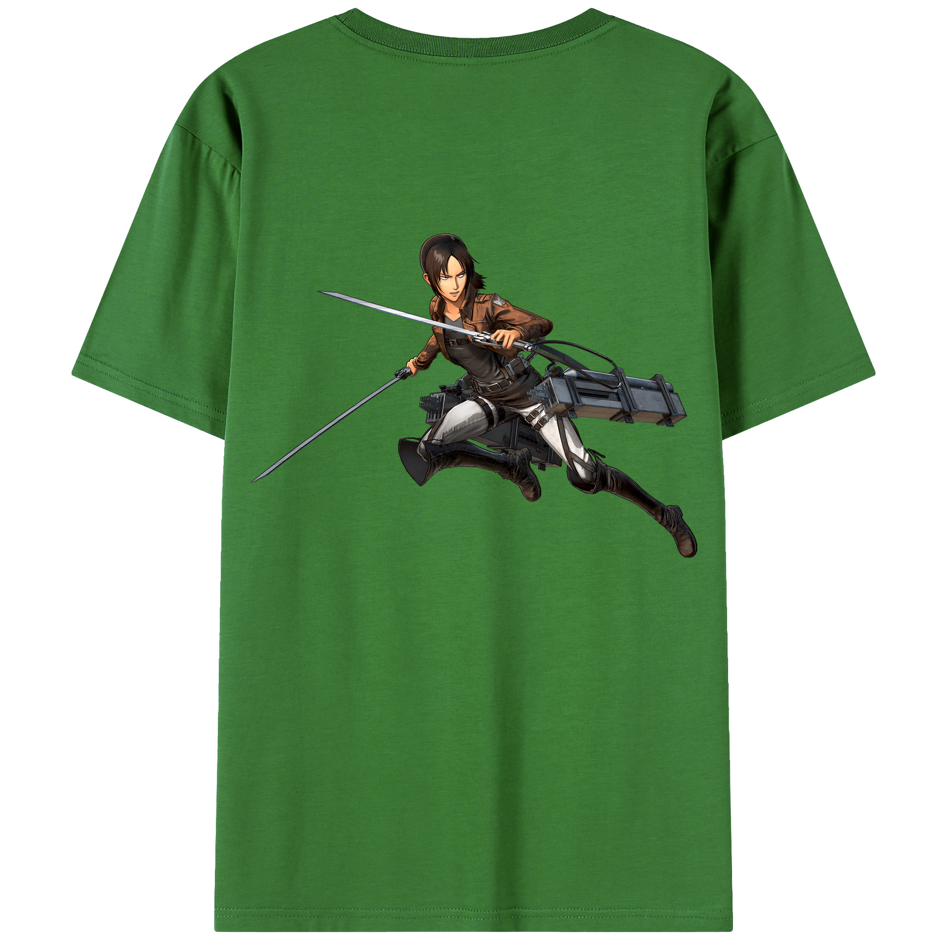 （画像用） 進撃の巨人 Attack on Titan レディース半袖Tシャツ(バックプリント)